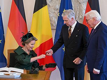 Belgisches K&ouml;nigspaar in Deutschland
