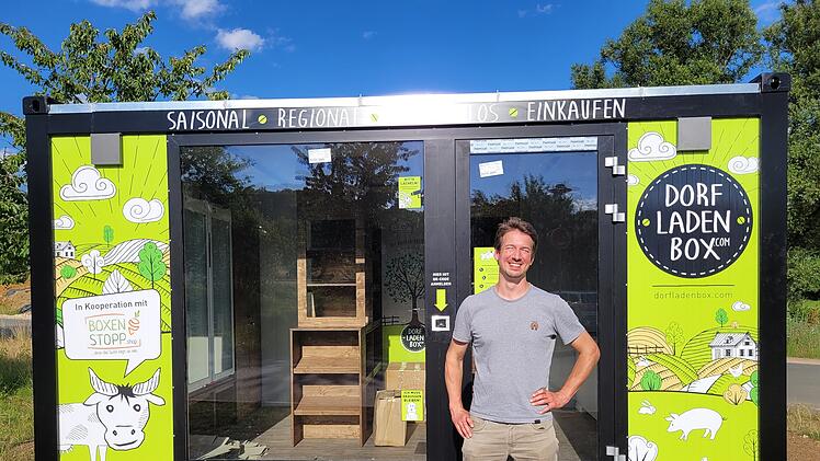 Erste "Dorfladenbox" in Franken feiert Eröffnung - Betreiber erläutert Konzept