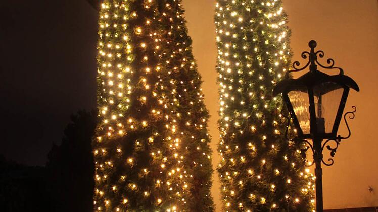 Weihnachtlicher Lichterglanz in Kulmbach Foto: Jürgen Gärtner