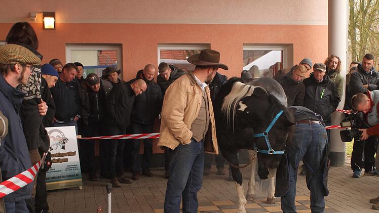 Großer Andrang herrschte und sogar das Bayerische Fernsehen war vor Ort. Die Zuschauer und Fachleute verfolgten aufmerksam die Arbeit des vielfachen Weltmeisters.