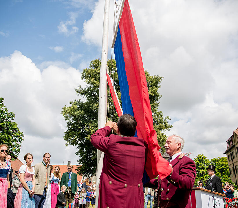 Heimf&uuml;hrung der Braut des F&uuml;rsten Castell-R&uuml;denhausen
