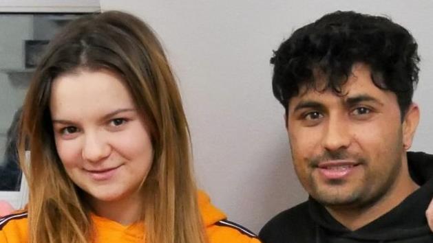 Samad und Kasandra sind seit drei Jahren ein Paar. Foto: Sandra Hackenberg