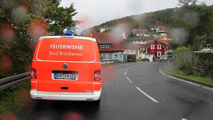 Unfall in Bad Brückenau am Donnerstag, 17. September 2016. Foto: Ulrike Müller