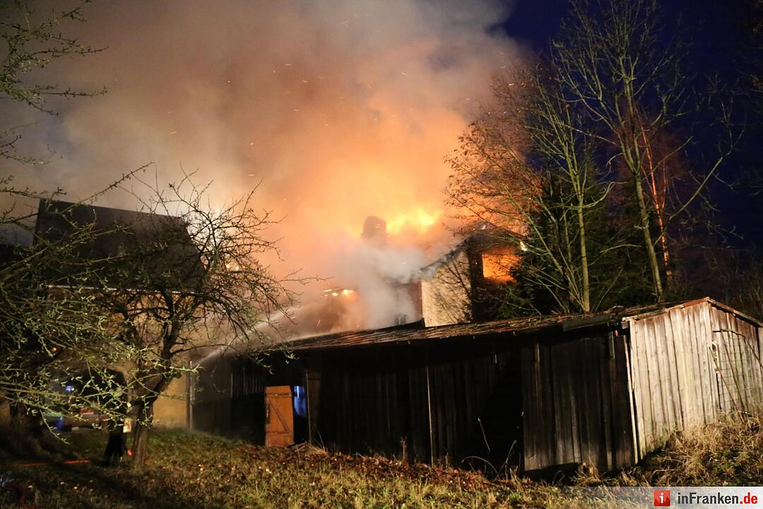 Grossbrand im ehemaligen Kinosaal in Kirchenlamitz