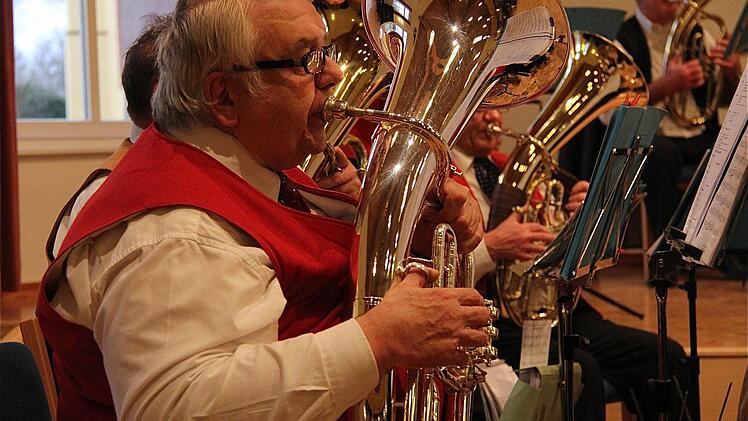 Das Tenorhorn darf natürlich auch nicht fehlen im Orchester.