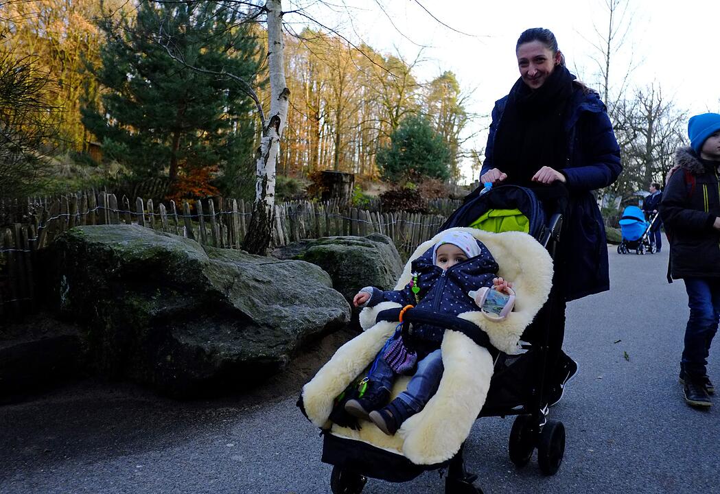 Mit dem Lammfeld ist meiner Saya nicht kalt sagt Mama Meltim.