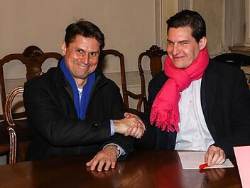 Gehen in die Verlängerung: Christian Meyer (links) und Dominik Sauerteig.Foto: Barbara Herbst