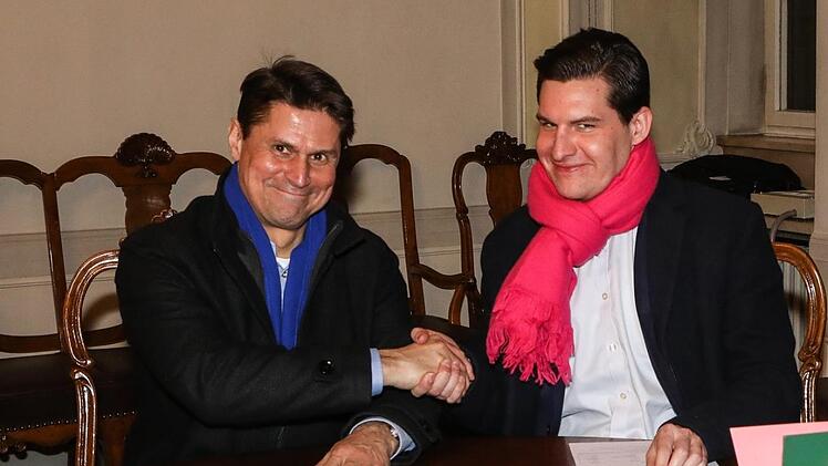 Gehen in die Verlängerung: Christian Meyer (links) und Dominik Sauerteig.Foto: Barbara Herbst