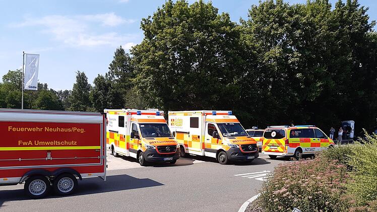 Gasaustritt in Neuhaus an der Pegnitz: Mehrere H&auml;user ger&auml;umt