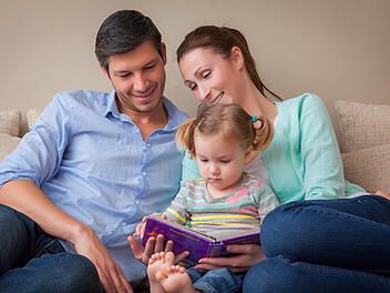 Vorlesen, Familie, Kind vorlesen