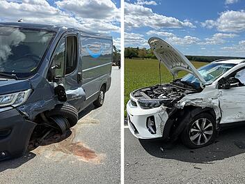 Heftiger Unfall im Kreis Bamberg: Amazon-Transporter kracht in Auto