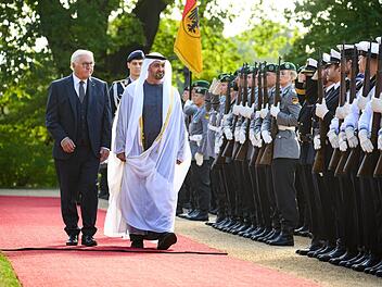 Pr&auml;sident der Vereinigten Arabischen Emirate in Berlin