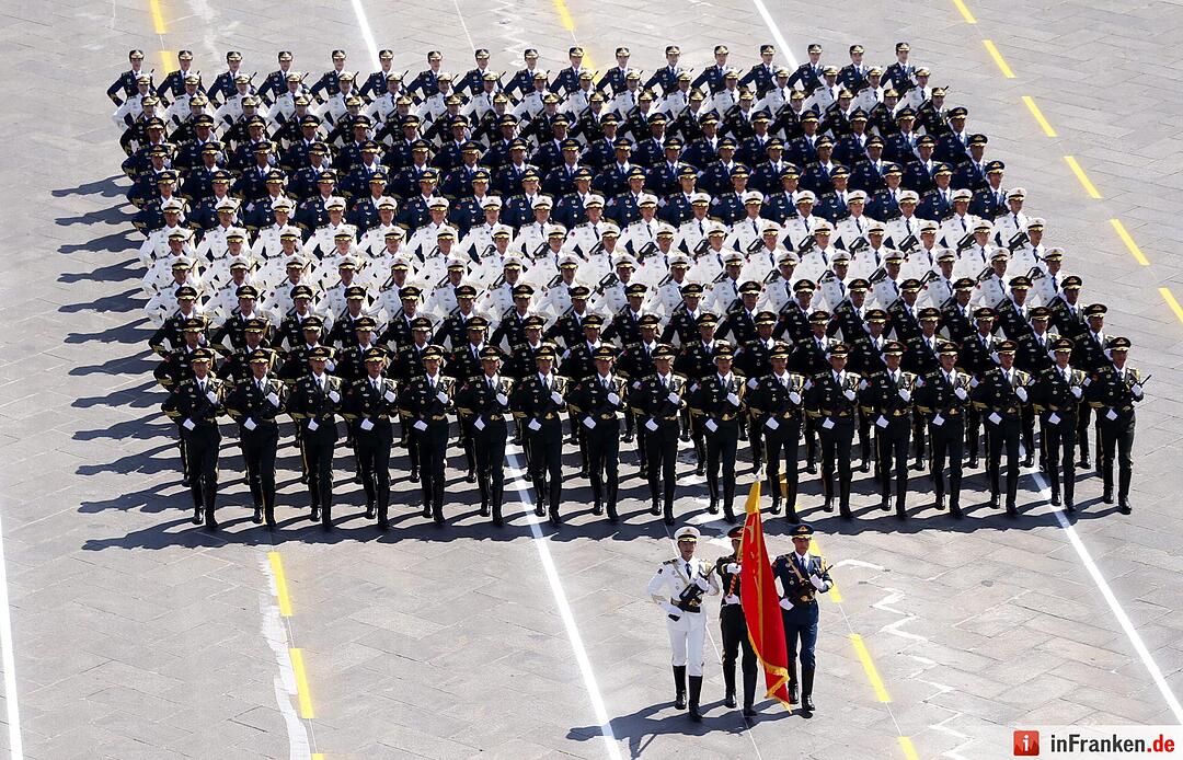 Militärparade in China