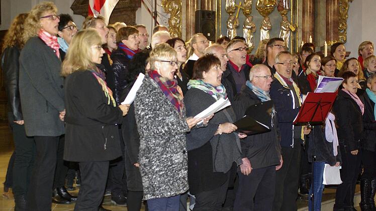 Zum Abschluss der Kirchenmusiktage sang der Chor "Gospels & more". Foto: Winfried Ehling