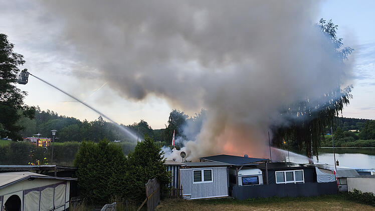 Brand auf Campingplatz in der Oberpfalz
