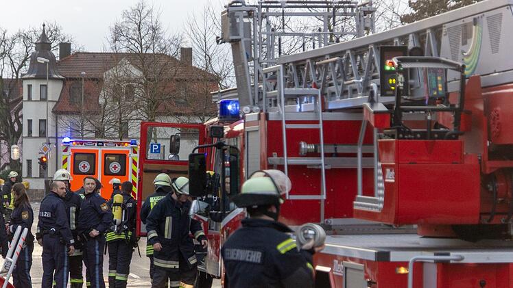 In Kronach ist es am Sonntagnachmittag zu einem Dachstuhlbrand gekommen. Foto: Marian Hamacher
