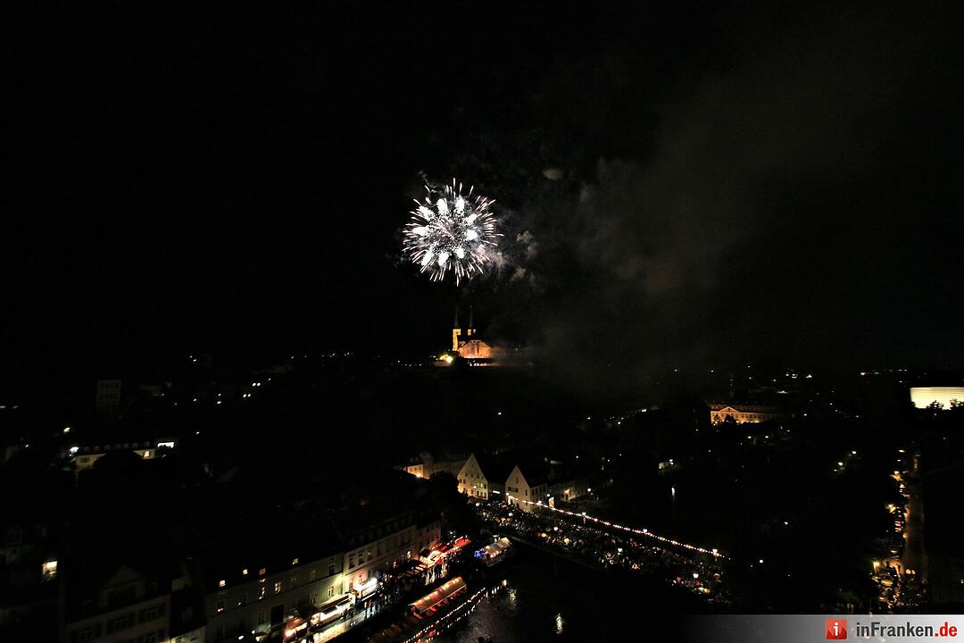 Sandkerwa-Feuerwerk in Bamberg