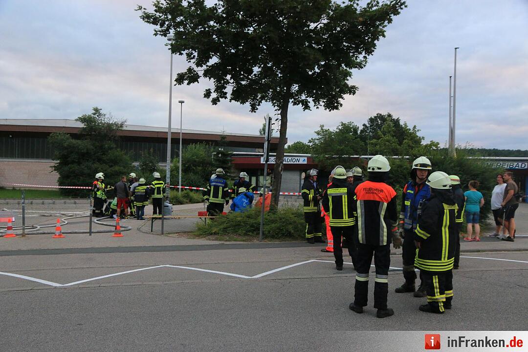 Chlorgasaustritt in Freibad Höchstadt