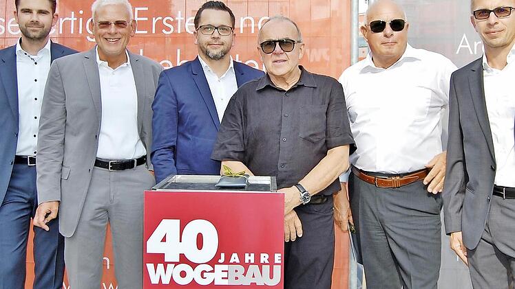 Das 40-jährige Firmenbestehen feierten (von links) Benedikt und Vater Thomas Rüth, Stephan und Vater Michael Peter Scharf sowie Erich und Sohn Michael Rüth Foto: Sigismund von Dobschütz