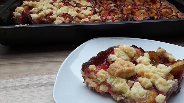 Im Spätsommer darf ein Zwetschgenkuchen auf keinem Kaffeekränzchen fehlen. Foto: Jennifer Brechtelsbauer