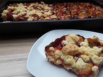 Im Spätsommer darf ein Zwetschgenkuchen auf keinem Kaffeekränzchen fehlen. Foto: Jennifer Brechtelsbauer