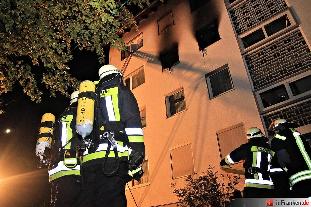 Brand in Mehrfamilienhaus in Memmelsdorf