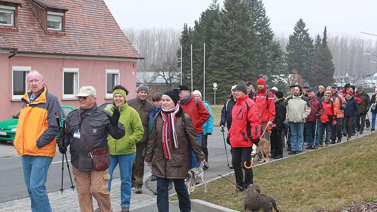 Zu Fuß ging es von Ebern nach Mürsbach.