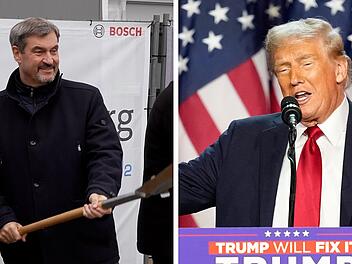 Söder in Bamberg: "Trump kann mit uns machen was er will"