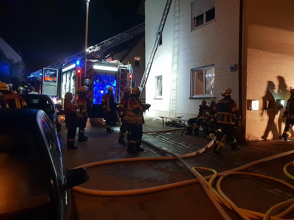 Mann stirbt bei Feuer in Georgensgmünd