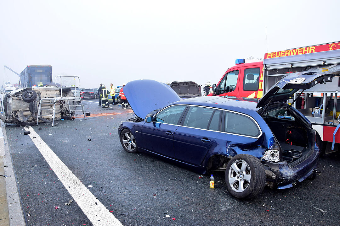 Glatteisunfall auf A 7