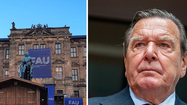 Erlangen: Uni-Professor schrieb Schröder-Biografie - Wirbel um Spende