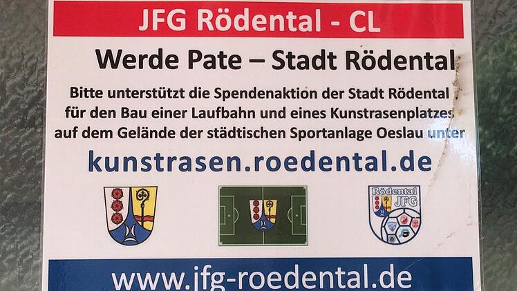 Aufruf, bei der Spendenaktion mitzumachen. Foto: Christiane Lehmenn