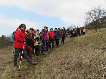 Die Fastengruppe am Heiligenberg.  Foto: Doris Bauer