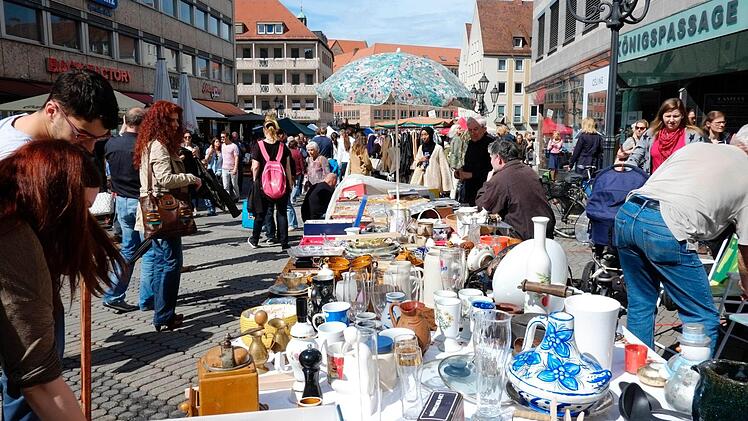 Der Trempelmarkt in Nürnberg Fotos: Pelke
