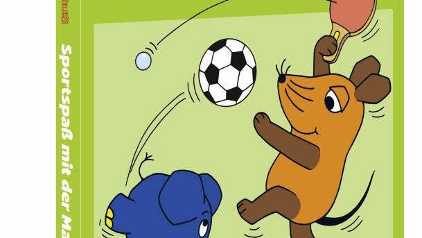Auf der DVD "Sportspaß mit der Maus!" präsentiert die Maus zusammen mit dem Elefanten und der Maus Sportgeschichten und -lieder.