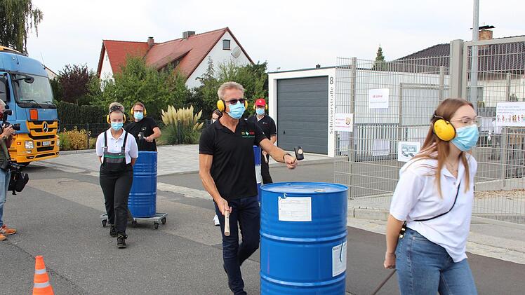 Protest-Aktionstag bei Schaeffler in Höchstadt.  Foto: Andreas Dorsch