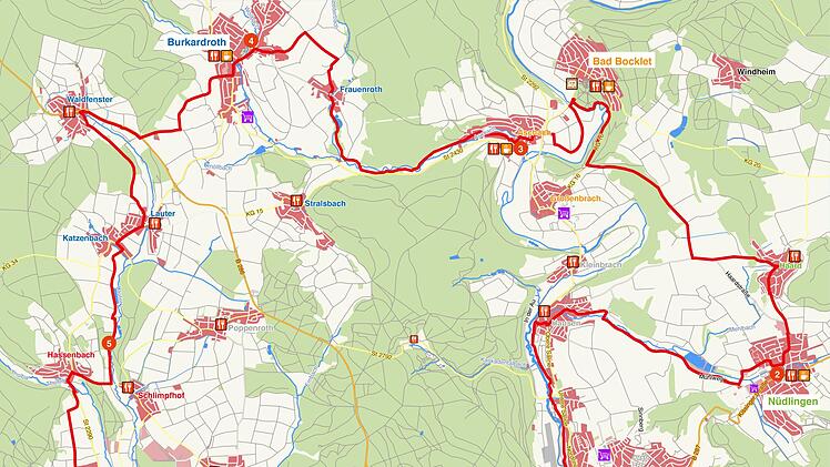 Der 50 km lange Weg des Rhönkäppchen Radwegs führt eine runde durch die Allianzgemeinden.Foto: Hilmar Ruppert