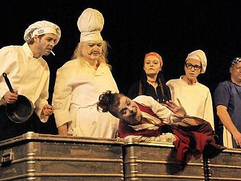 Die Berliner Compagnie spielt zum Geburtstag des Weltladens.Foto: Elisabeth Assmann