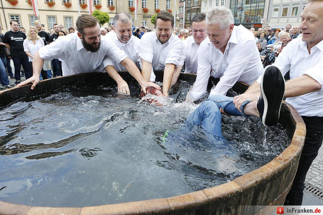 Gautschfeier 2015 der Mediengruppe Oberfranken in Bamberg