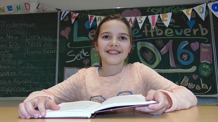 Mona Hennemann von der Realschule Scheßlitz wurde Dritte.  Foto: Petra Malbrich