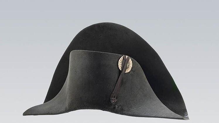 Napoleons Zweispitz aus dem Rußlandfeldzug 1812. Foto: Haus der Bayerischen Geschichte