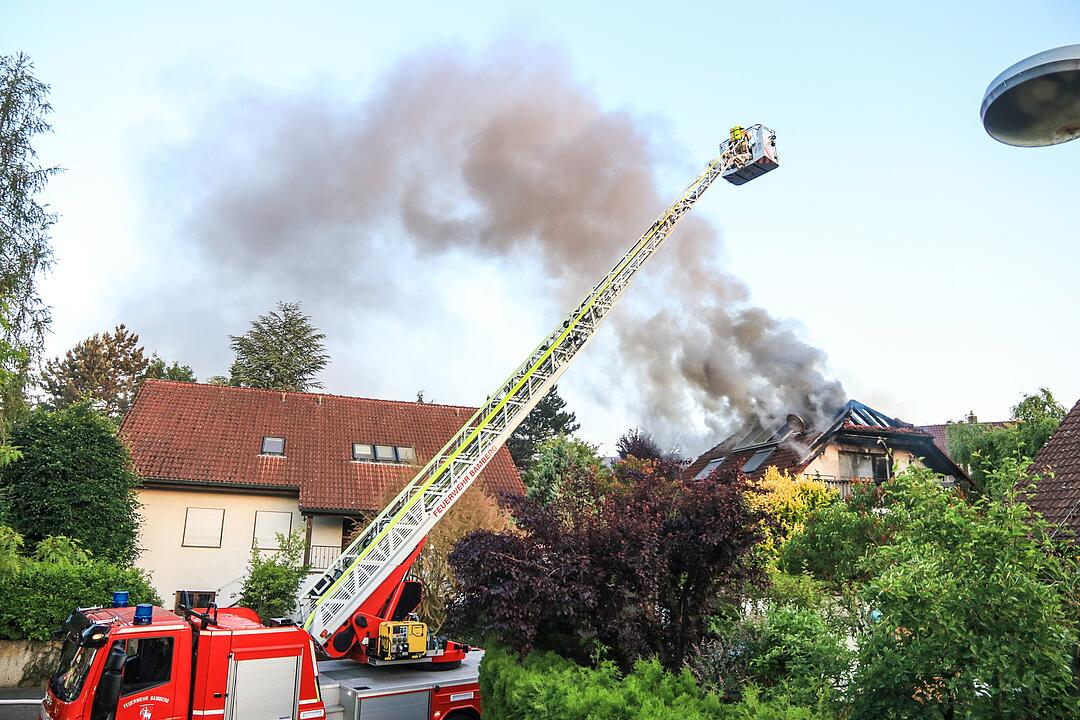 Brand in Bamberg am Pfingstmontag