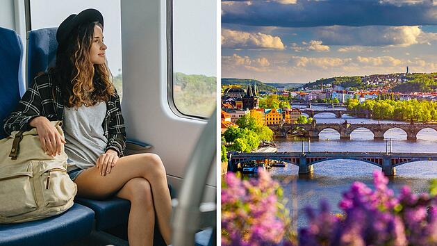 Mit dem Zug kommst du aus vielen deutschen Städten innerhalb weniger Stunden nach Prag.