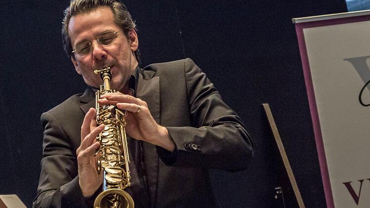 Zum Saison-Ausklang begeisterte das Alliage-Quintett beim Coburger "Verein" (von links) Foto: Jochen Berger