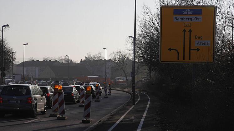 Ab acht Uhr morgens sind dann einige Rückstaus entstanden.  Foto: Sebastian Martin