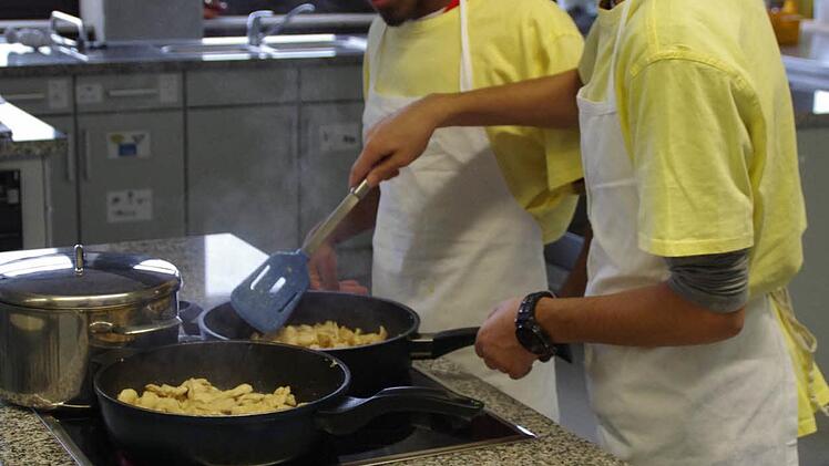 Unterricht für die unbegleiteten Jugendlichen. Foto: Marco Meißner