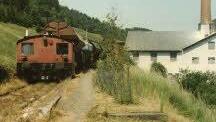 Die Rangierlok auf der Inselbahn in Tettau Foto: Archiv