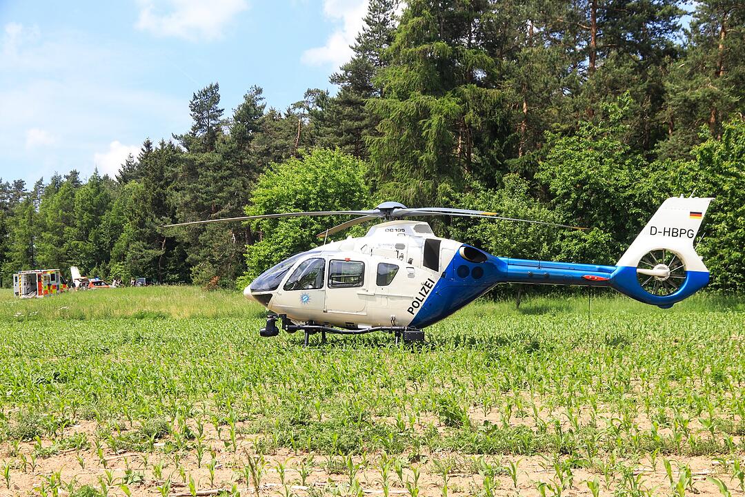 Segelflugzeug in der Fränkischen Schweiz abgestürzt