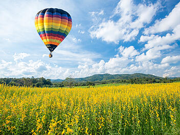 Ballonfahrt im Heißluftballon