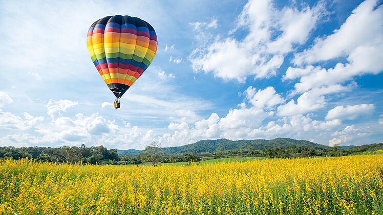 Ballonfahrt im Heißluftballon